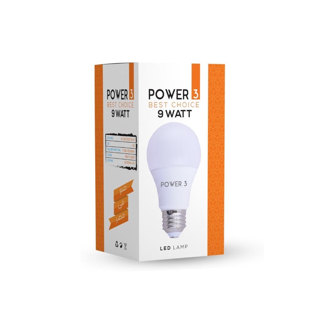 POWER3 LED LAMP 9W 2