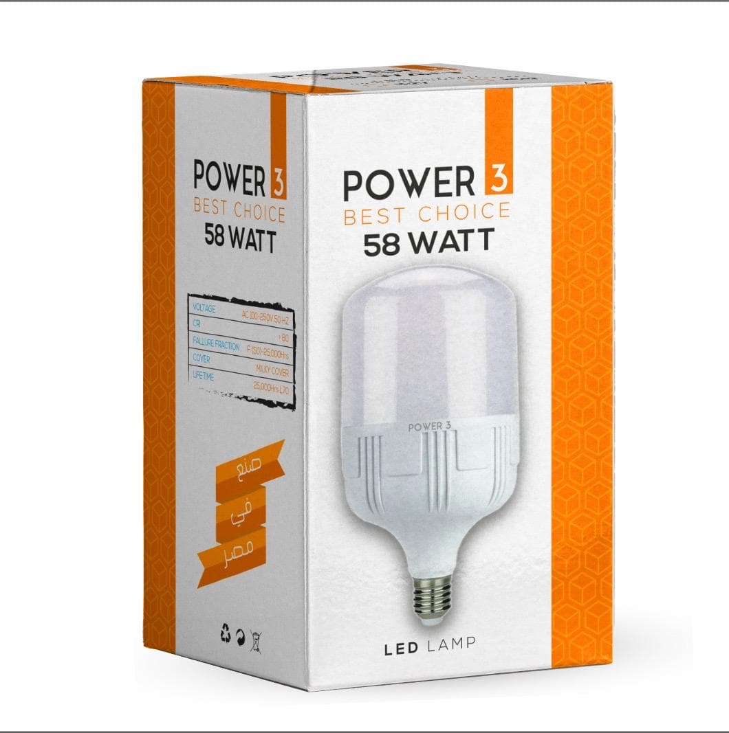 POWER3 LED LAMP 58W 2