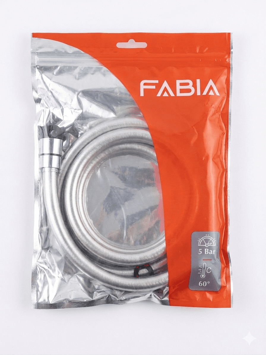 flexible douche argent 1.5m 3